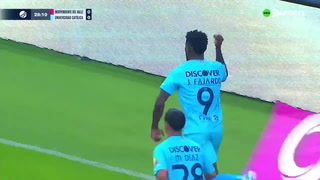 El gol de José Fajardo para el 1-0 de U. Católica ante IDV