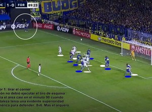 Video y análisis: el increíble gol a Boca a los 90' con ocho adelante para un corner