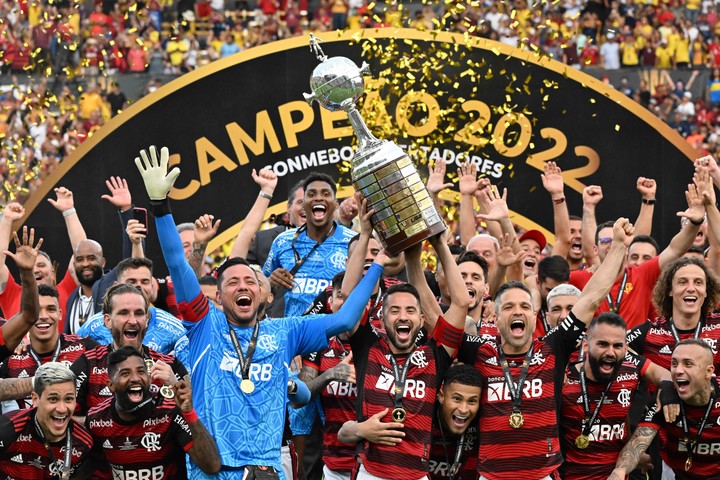 Flamengo y la Copa en 2022.
AFP