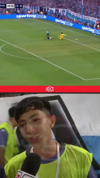 La palabra del alcanzapelotas que fue clave en el segundo gol de Racing ante Corinthians