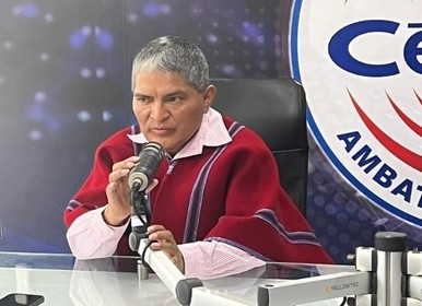 Luis Alfonso Chango explotó contra los árbitros de Mushuc Runa vs El Nacional por Copa Ecuador